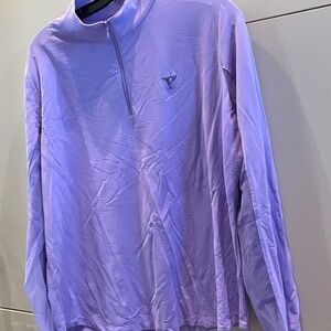 IBKUL MOCK NECK LONG SLEVE UPF+50 1/4 LILAC